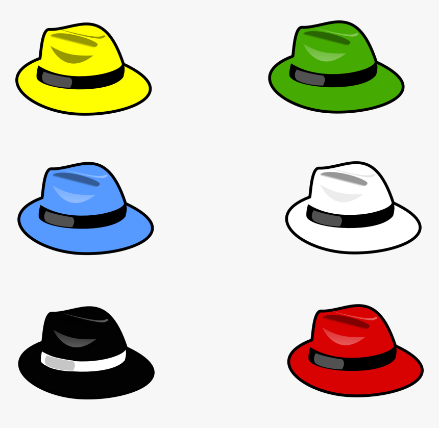 Fedora,artwork,cap - Hats Clipart Black And White, HD Png Download, Free Download