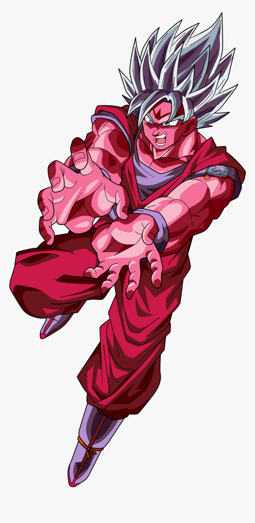 Goku Super Sayian Blue Kaioken - Goku Ssj Blue Kaioken X100, HD Png Download, Free Download