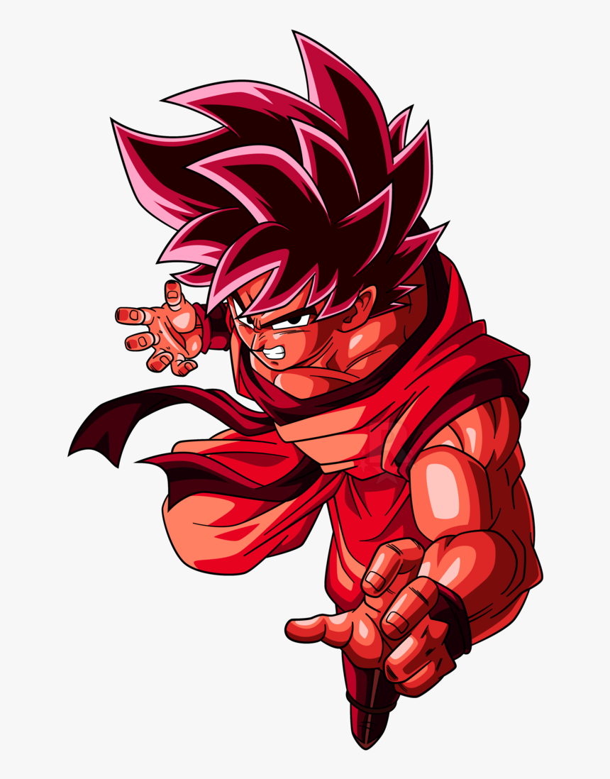 Kaioken=red Ultra Instinct=silverpic - Goku Kaioken 2, HD Png Download, Free Download