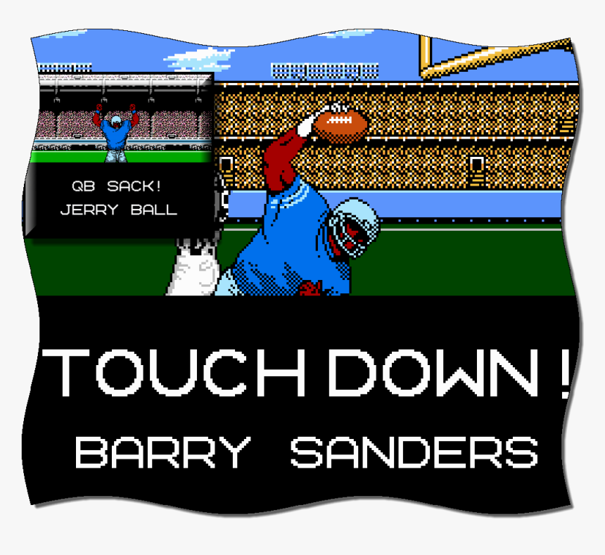 Tecmo Super Bowl Barry Sanders, HD Png Download, Free Download