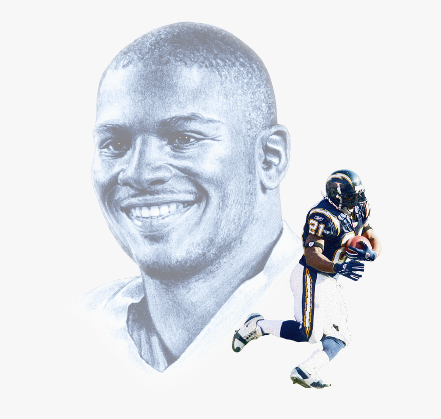 Ladainian Tomlinson - Sketch, HD Png Download, Free Download