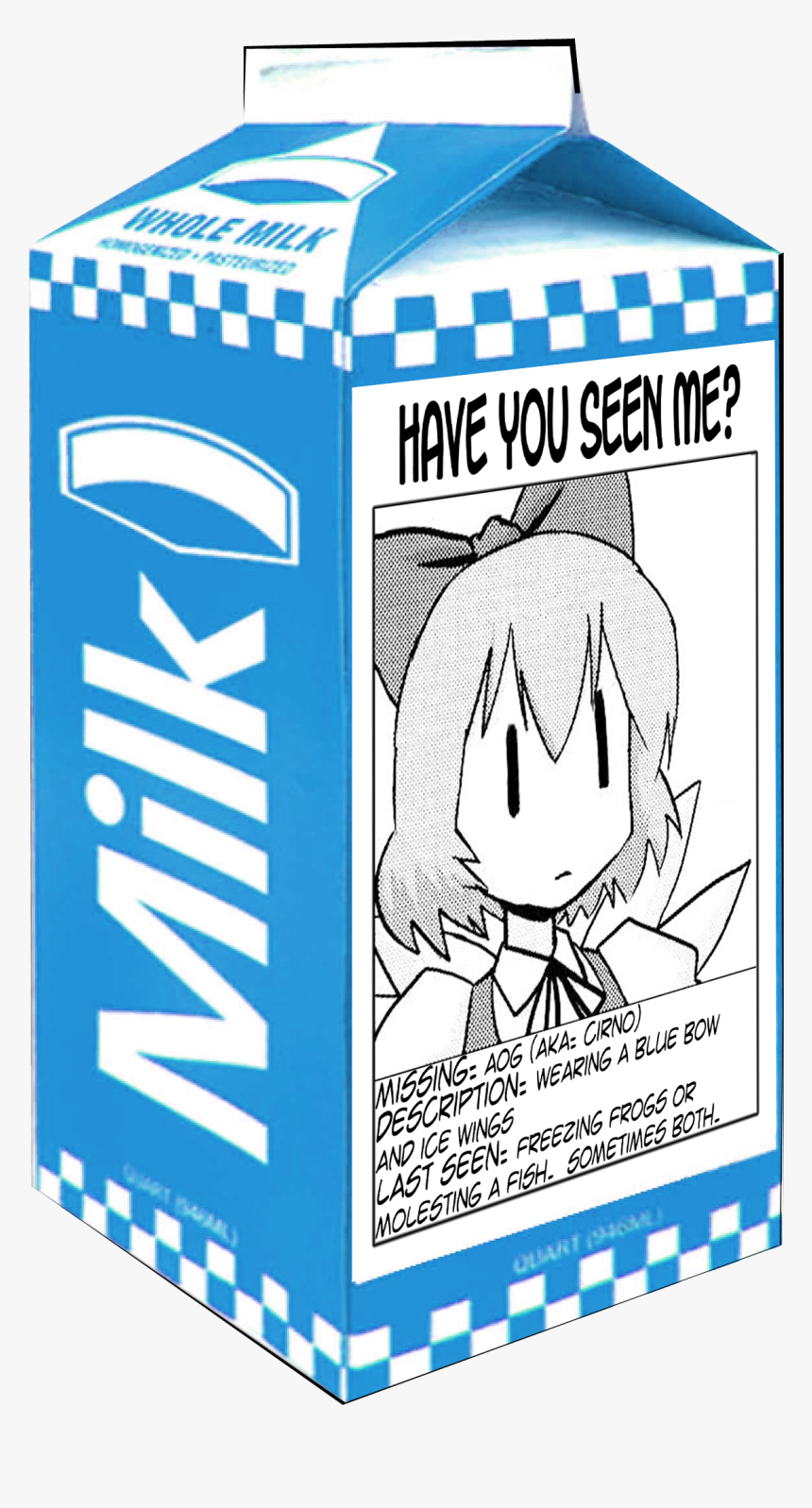 Clip Art Milk Carton Missing Person - Missing Milk Carton Blank, HD Png Download, Free Download