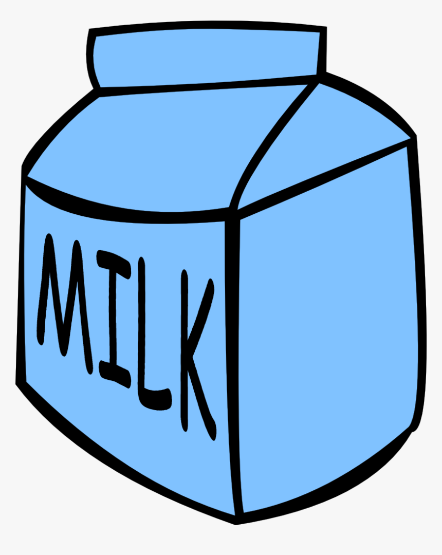 Carton Of Panda Free - Milk Carton Clip Art, HD Png Download, Free Download