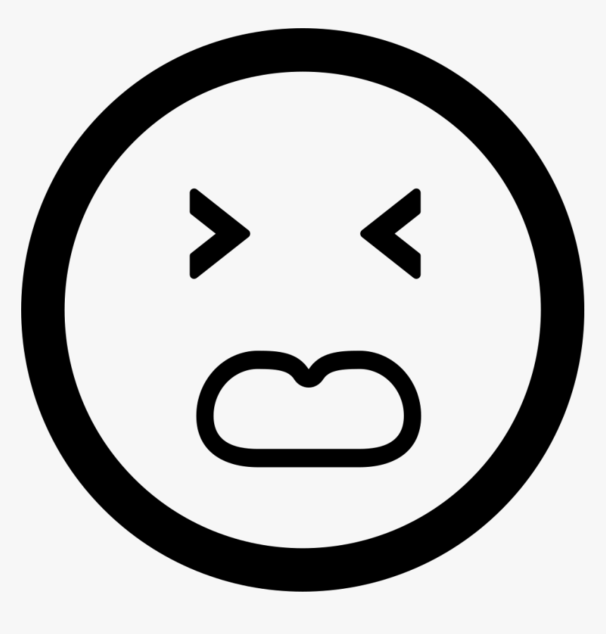 Disgusted Emoticon Square Face - Number 2 In Circle, HD Png Download, Free Download