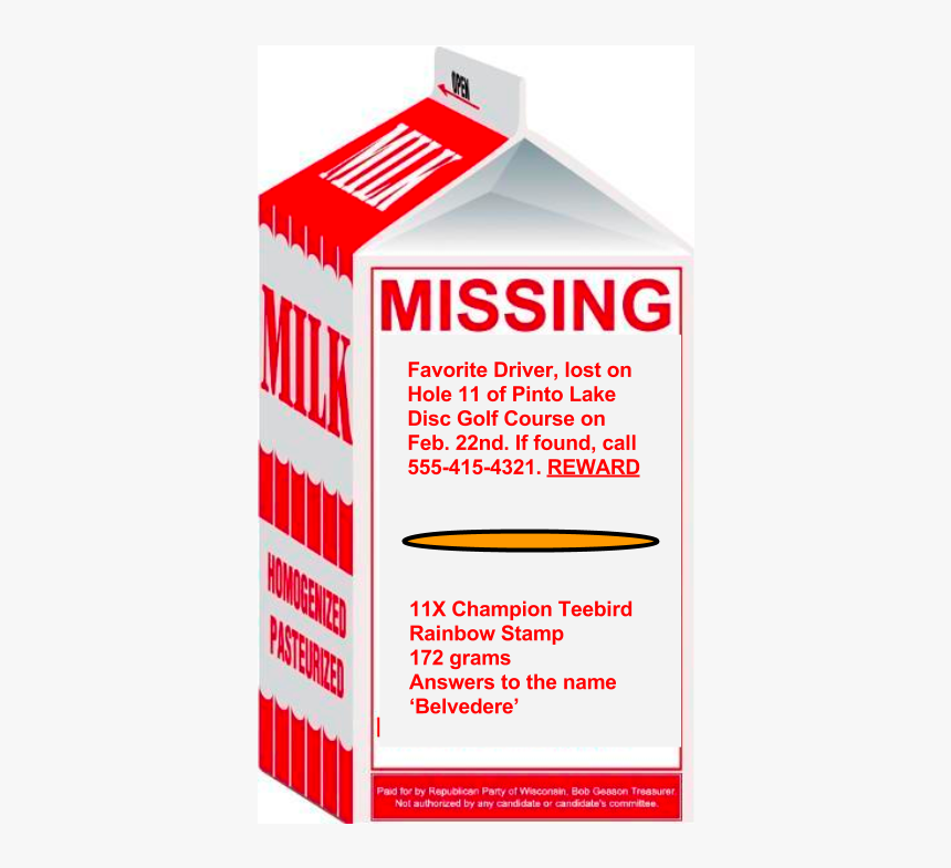 Missing Milk Carton Png, Transparent Png, Free Download