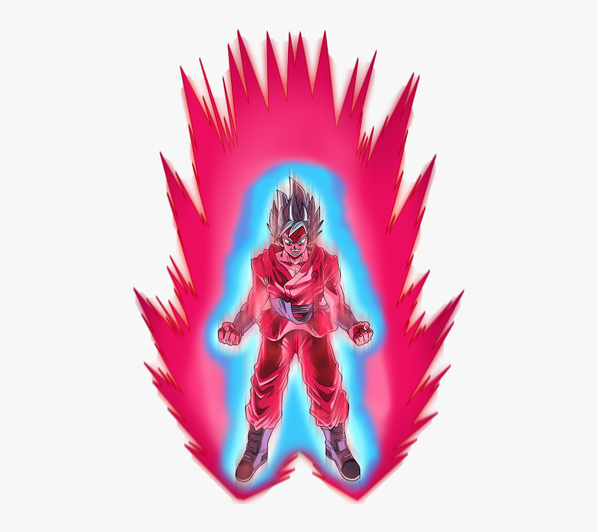 Gokussgss Kaioken Kingkaifist Freetoedit - Goku Super Saiyan Blue Kaioken X 10, HD Png Download, Free Download