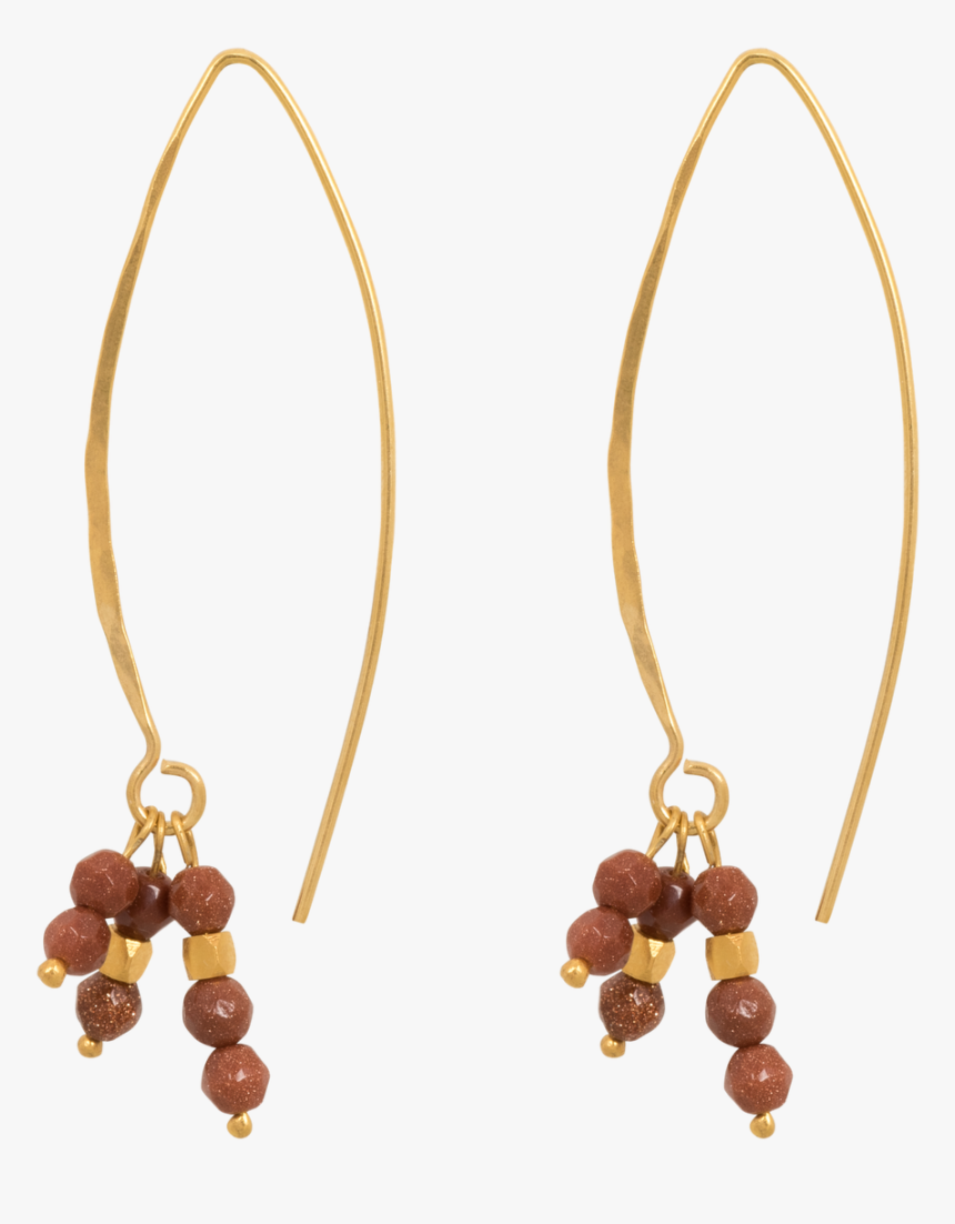 Nous Earrings Cognac - Earrings, HD Png Download, Free Download