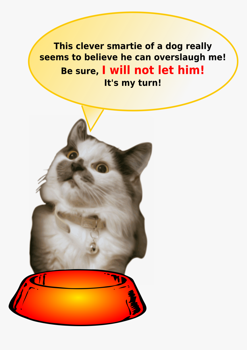 Cat Totally Astonished And Disgusted Clip Arts - Cat Grabs Treat, HD Png Download, Free Download