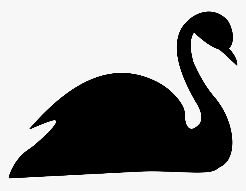 Clipart - Black Swan Clipart, HD Png Download, Free Download