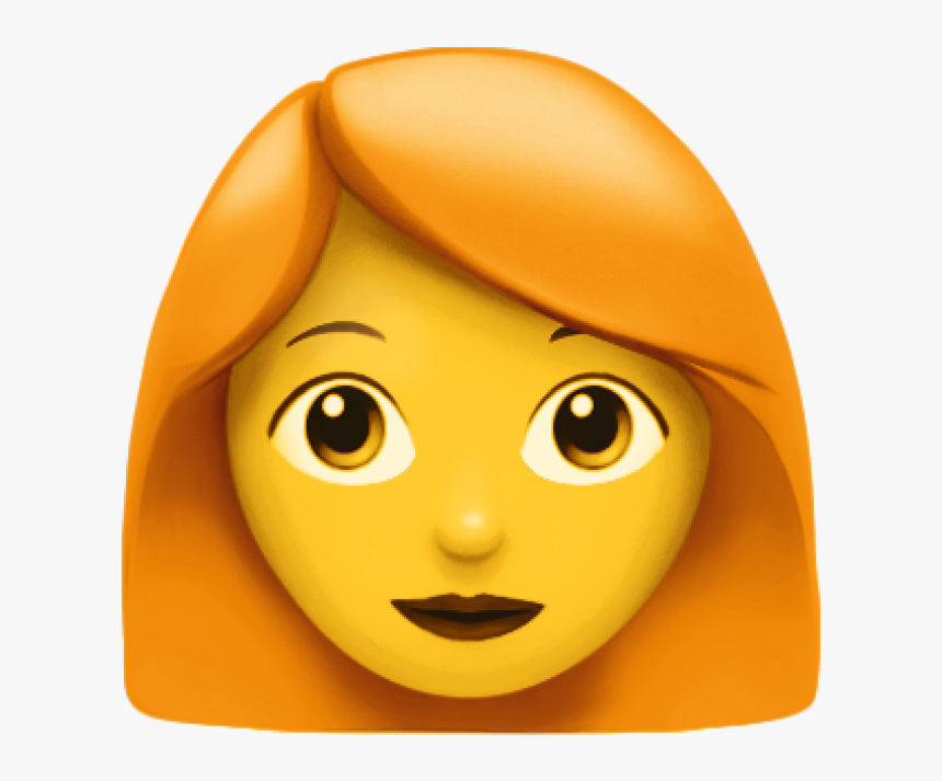 Face Png Transparent - Emoji Red Hair Woman, Png Download, Free Download