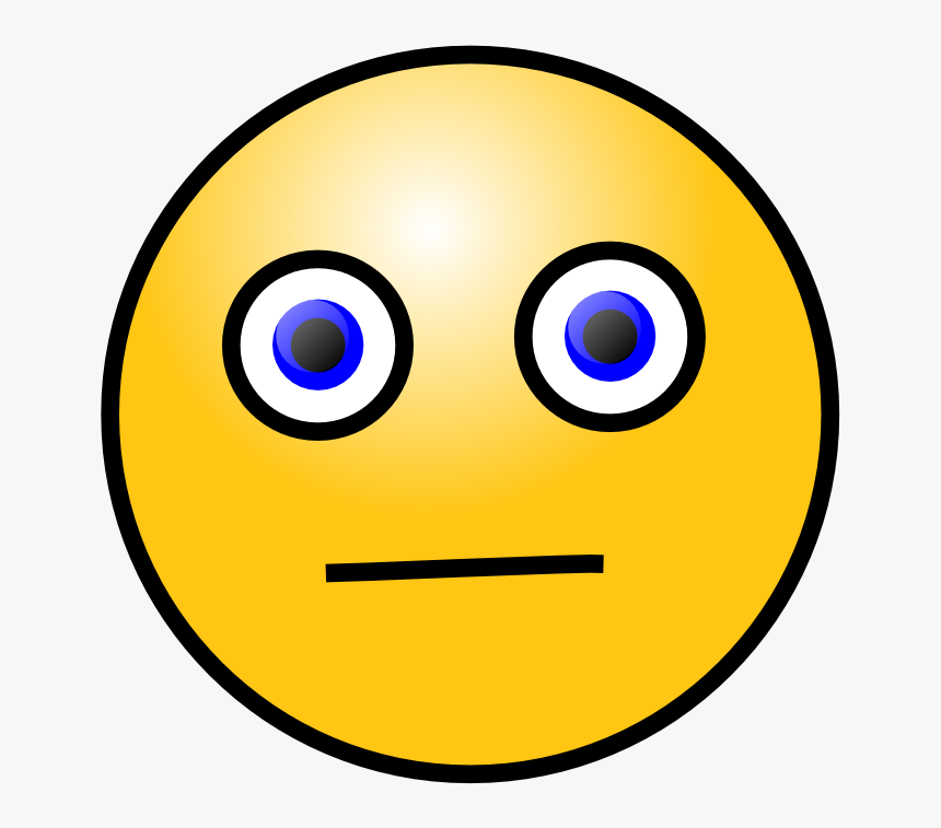 Worry Smiley Clipart - Don T Mind Emoticon, HD Png Download, Free Download