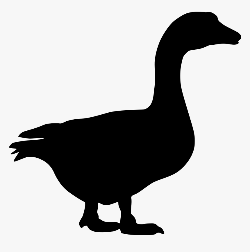 Easy Duck Silhouette, HD Png Download, Free Download