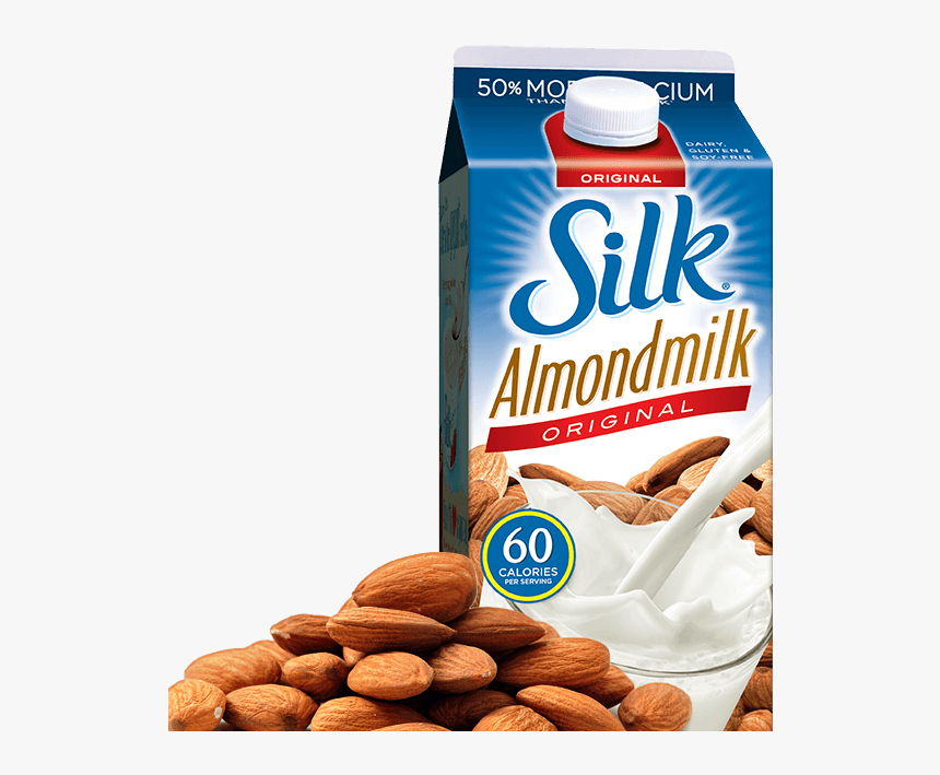 Silk Almond Milk Unsweetened, HD Png Download, Free Download