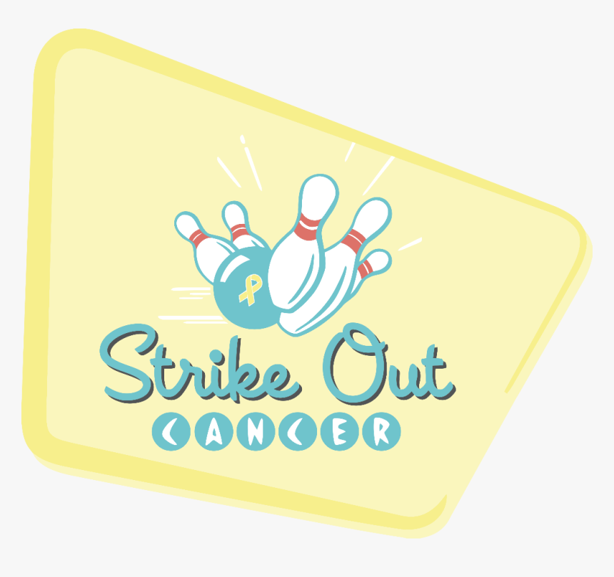 Strike Out Childhood Cancer Bowling, HD Png Download, Free Download