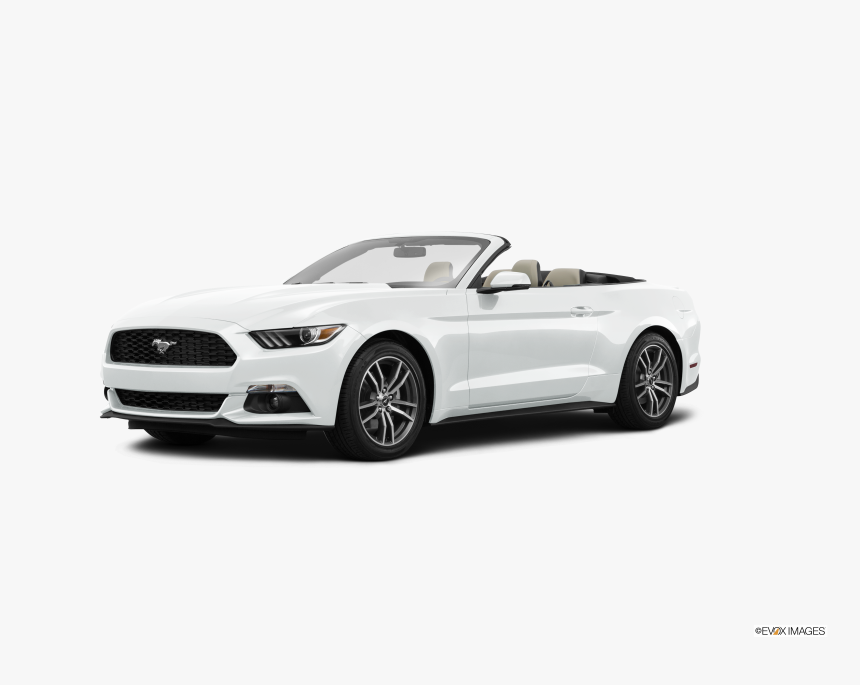 2017 Ford Mustang White Convertible, HD Png Download, Free Download