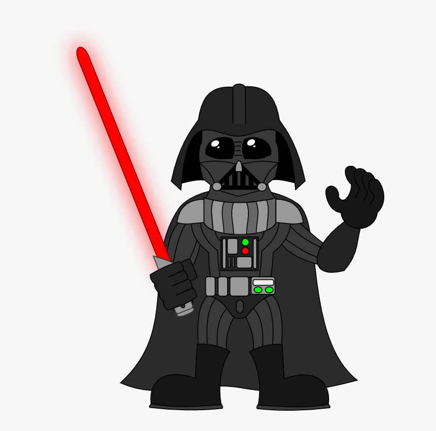 Darth Vader Clipart Animated Darth Vader Drawing Color - Darth Vader Clipart, HD Png Download, Free Download