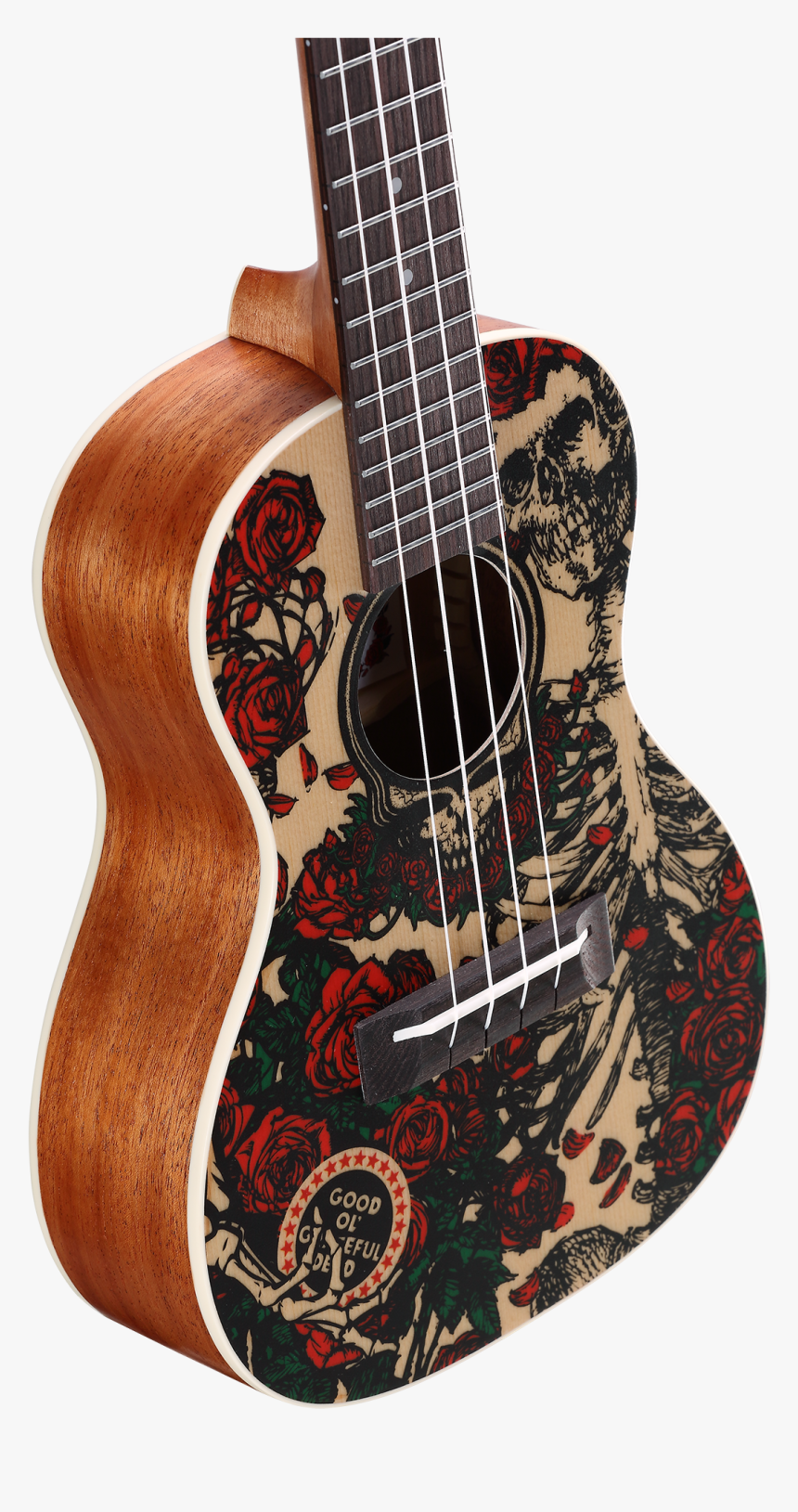 Alvarez Grateful Dead Ukulele Roses, HD Png Download, Free Download