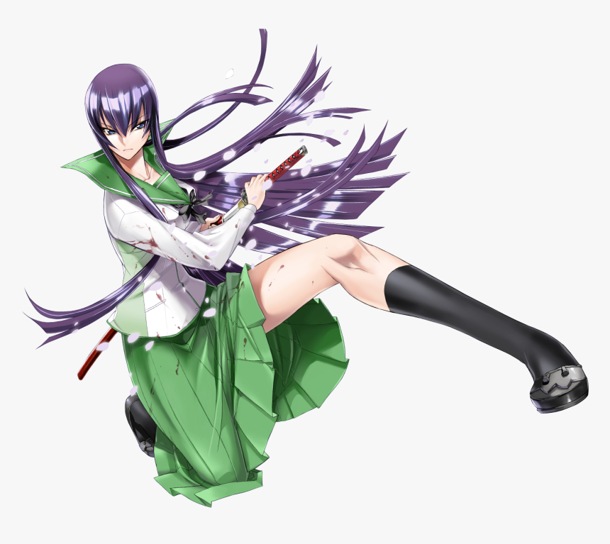 Highschool Of The Dead Busujima, HD Png Download, Free Download