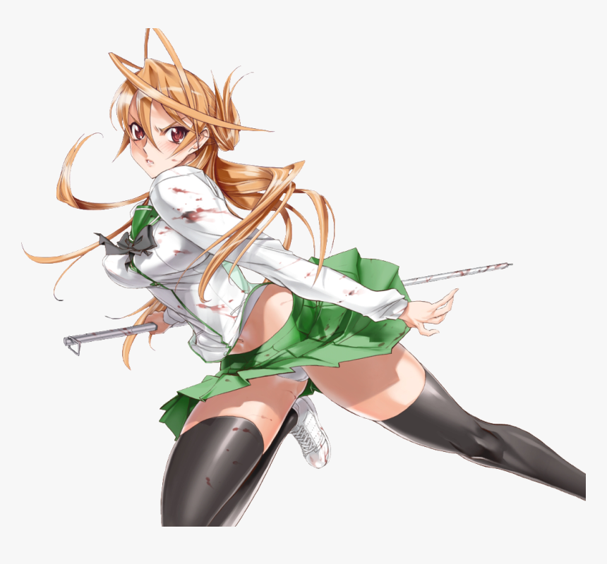 Fiction Wrestling Multiverse Wiki - Highschool Of The Dead Saya Render, HD  Png Download - kindpng