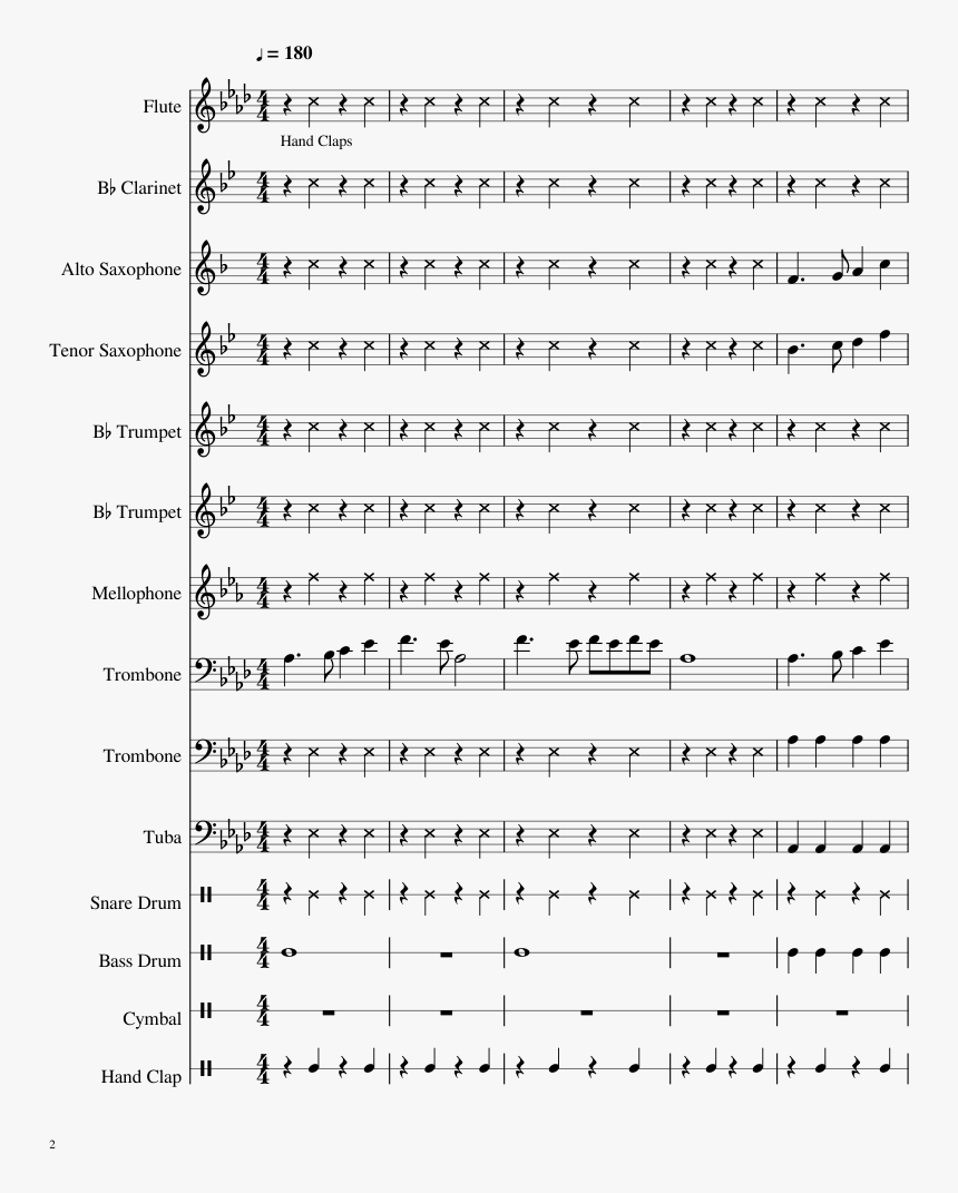 Walk It Like I Talk It Sheet Music, HD Png Download, Free Download