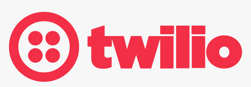 Twilio Red Text Logo With Circle Around Four Dots - Twilio Logo Png, Transparent Png, Free Download