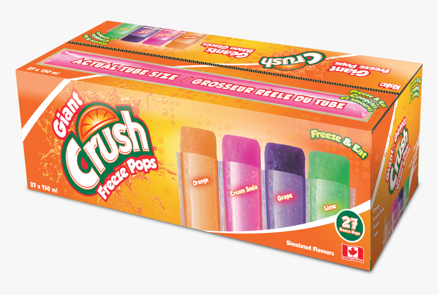 Orange Crush Freeze Pops, HD Png Download, Free Download