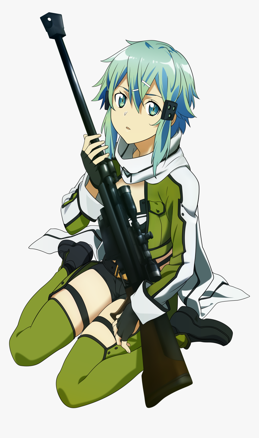 Sword Art Online 2 Sinon , Png Download - Sword Art Online Sinon Vector, Transparent Png, Free Download