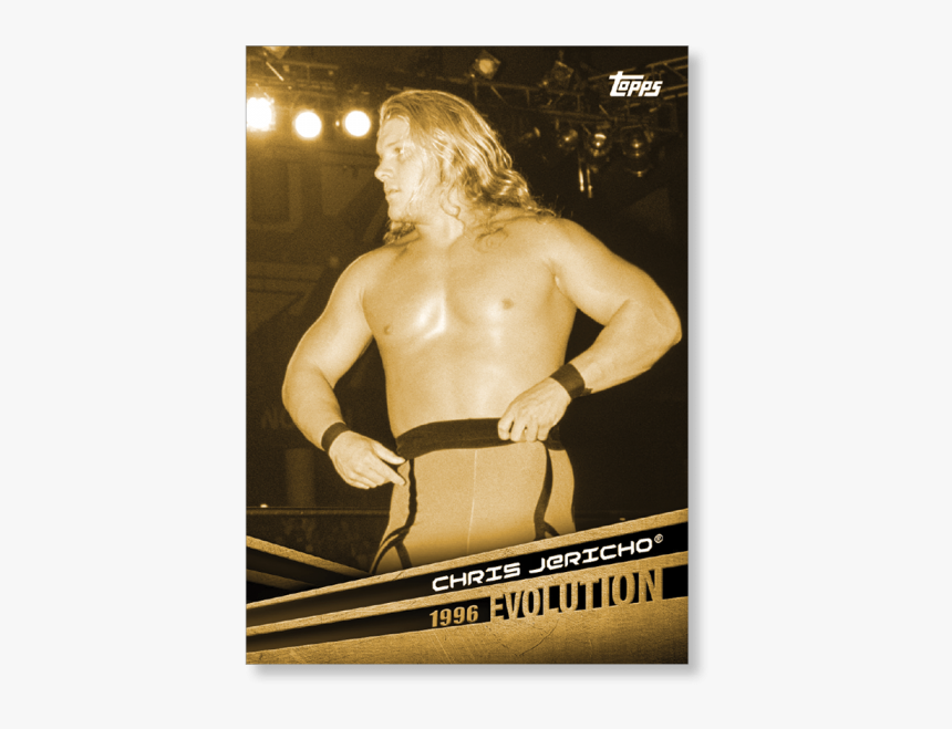 2018 Topps Wwe Chris Jericho Evolution Poster Gold - Professional Boxing, HD Png Download, Free Download