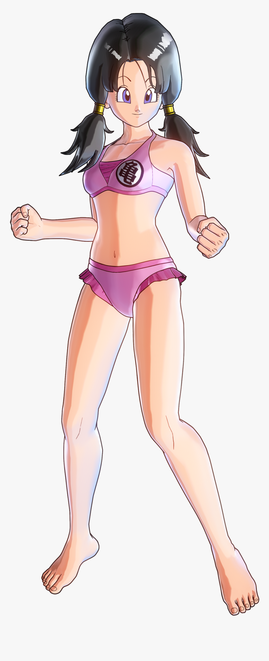 Dragon Ball Xenoverse 2 Dlc Videl Swimsuit - Dragon Ball Xenoverse 2 Videl Bikini, HD Png Download, Free Download