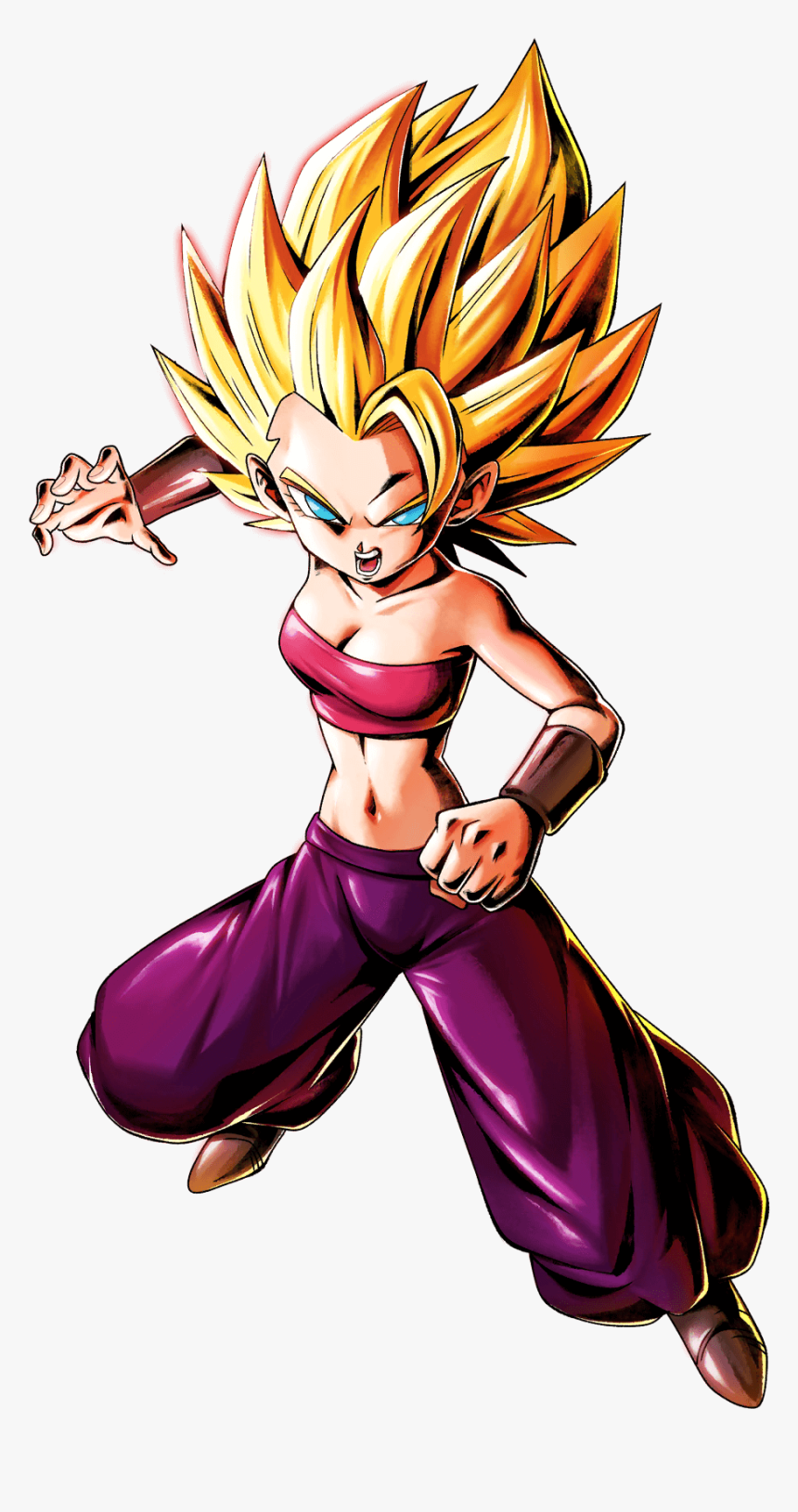 Sp Super Saiyan 2 Caulifla - Dragon Ball Super Caulifla Ssj, HD Png Download, Free Download