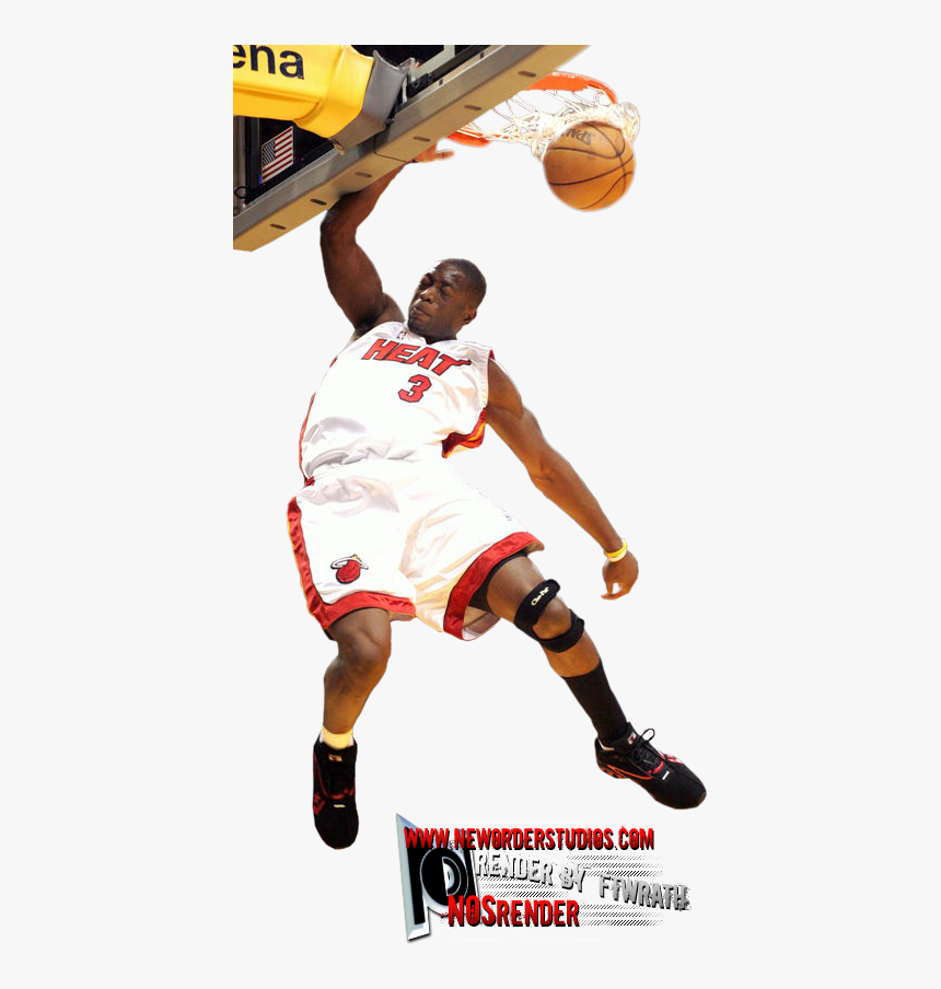 Transparent Dwayne Wade Png - Dwayne Wade Dunk Transparent Png, Png Download, Free Download