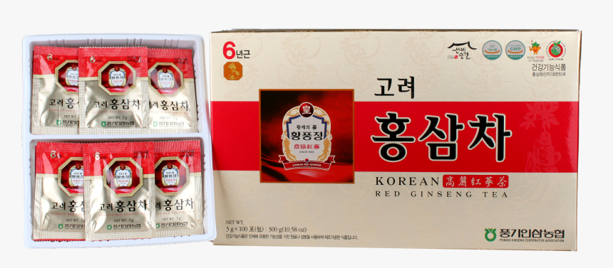 [hwang Pung Jung] Korean 6 Years Red Ginseng Tea 100p"
 - Korean Red Ginseng Tea 6, HD Png Download, Free Download