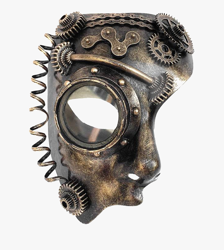 Transparent Half Mask Png - Transparent Steampunk Mask Png, Png Download, Free Download