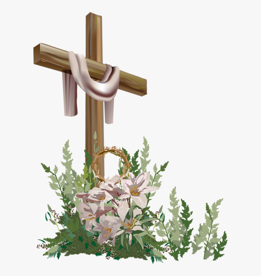 Free Easter Cross Clipart - Religious Easter Clipart, HD Png Download, Free Download