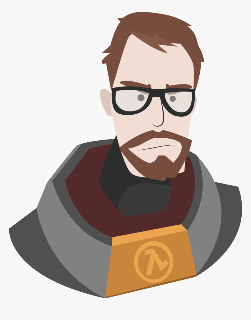 Gordon Freeman Face Transparent, HD Png Download, Free Download