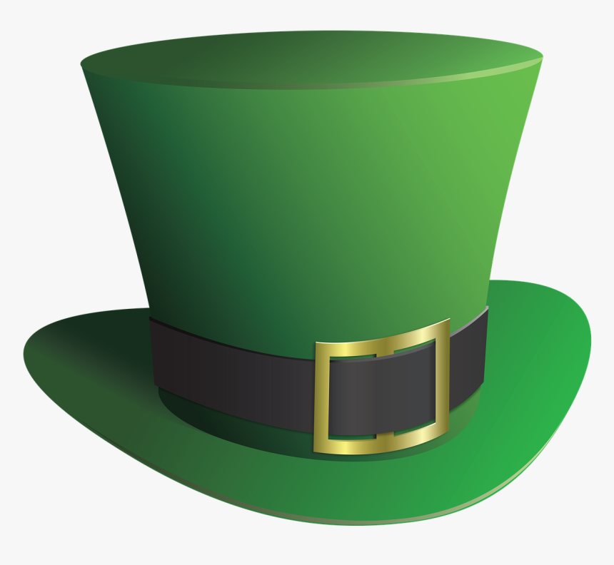 Top Hat Leprechaun Hat St Patrick"s Day Free Picture - Leprechaun Hat Transparent Background, HD Png Download, Free Download