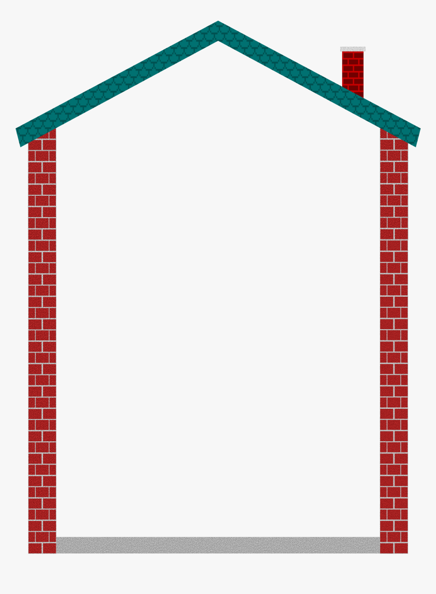 House Frame Clipart Png - House Border Clip Art, Transparent Png, Free Download