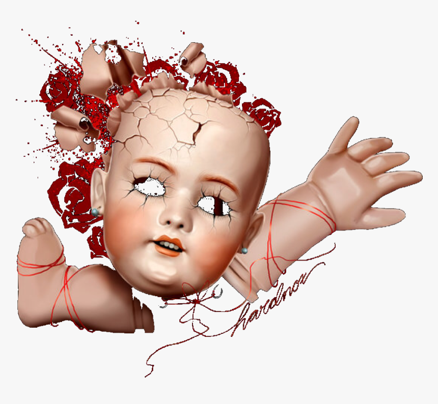 Transparent Creepy Doll Png - Broken Doll, Png Download, Free Download