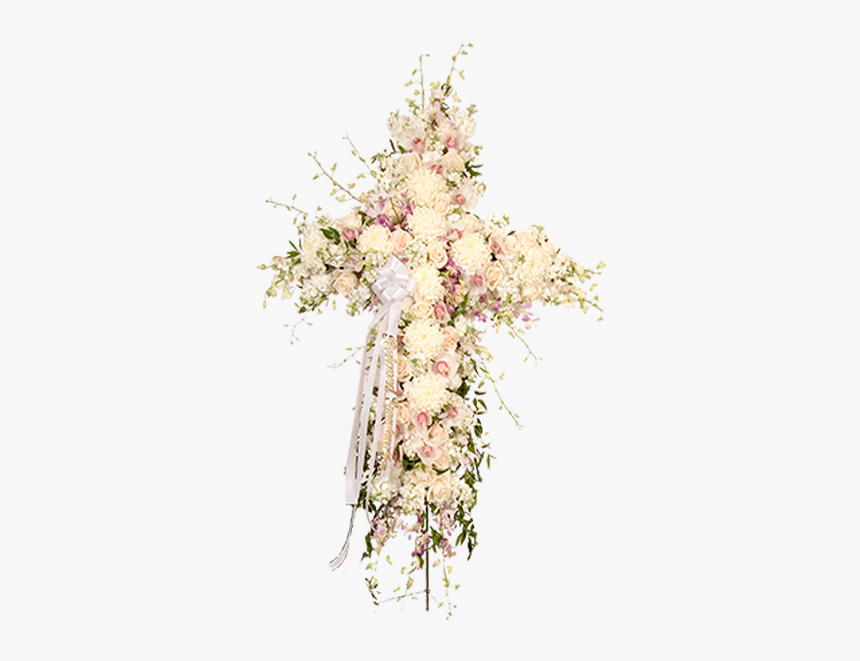 Flower Cross Png, Transparent Png, Free Download