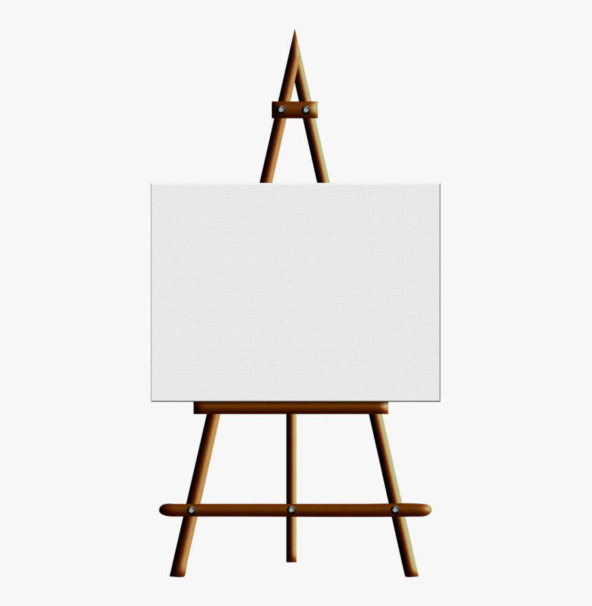 Transparent Wooden Board Clipart - Art Easel Clip Art, HD Png Download, Free Download