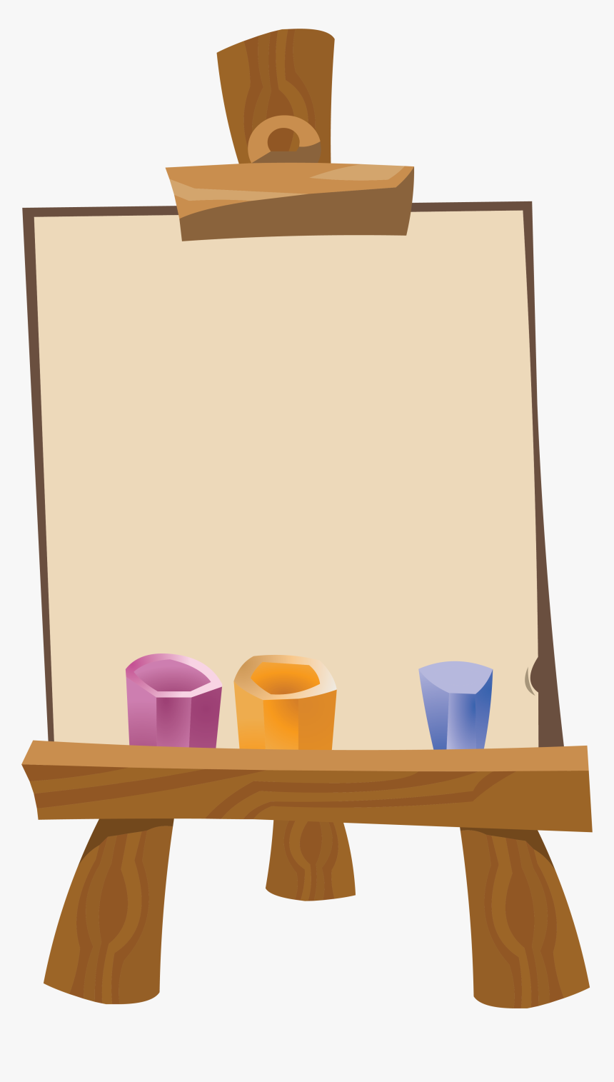 Transparent Background Easel Clipart, HD Png Download, Free Download