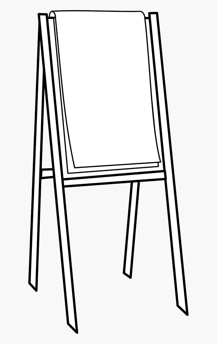 Easel Black And White, HD Png Download, Free Download