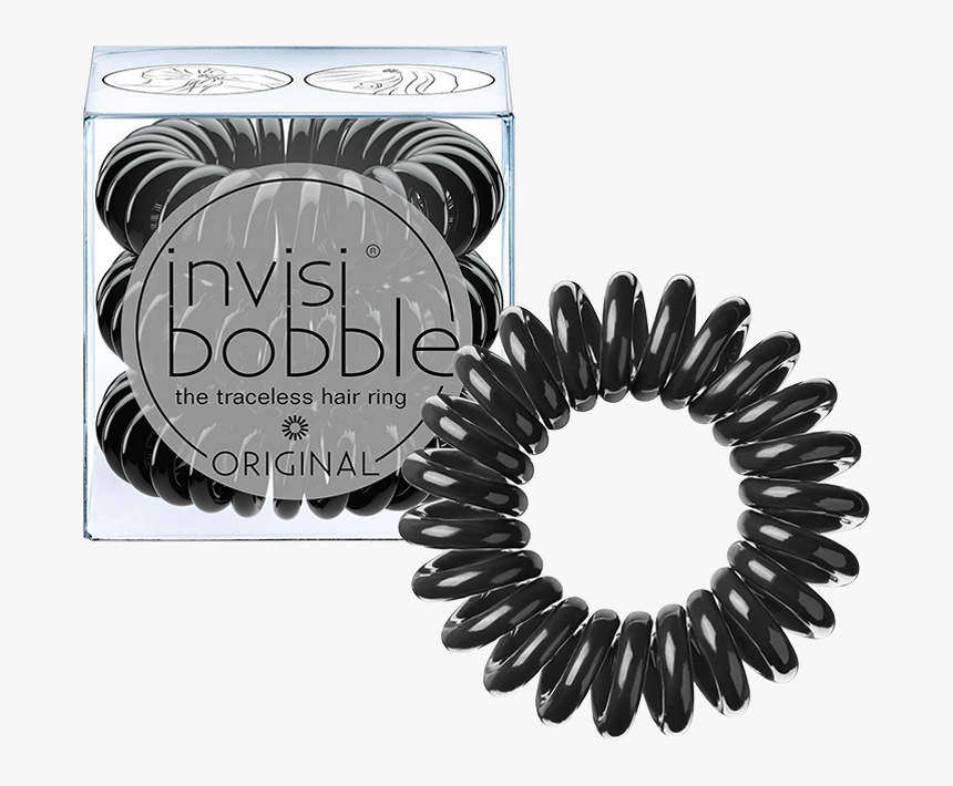 Invisibobble Original Hair Tie True Black Set Of - Invisibobble Original True Black, HD Png Download, Free Download