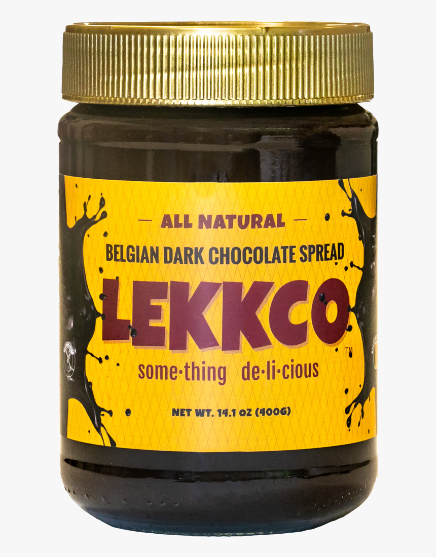 Lekkco Belgian Dark Chocolate Spread, HD Png Download, Free Download