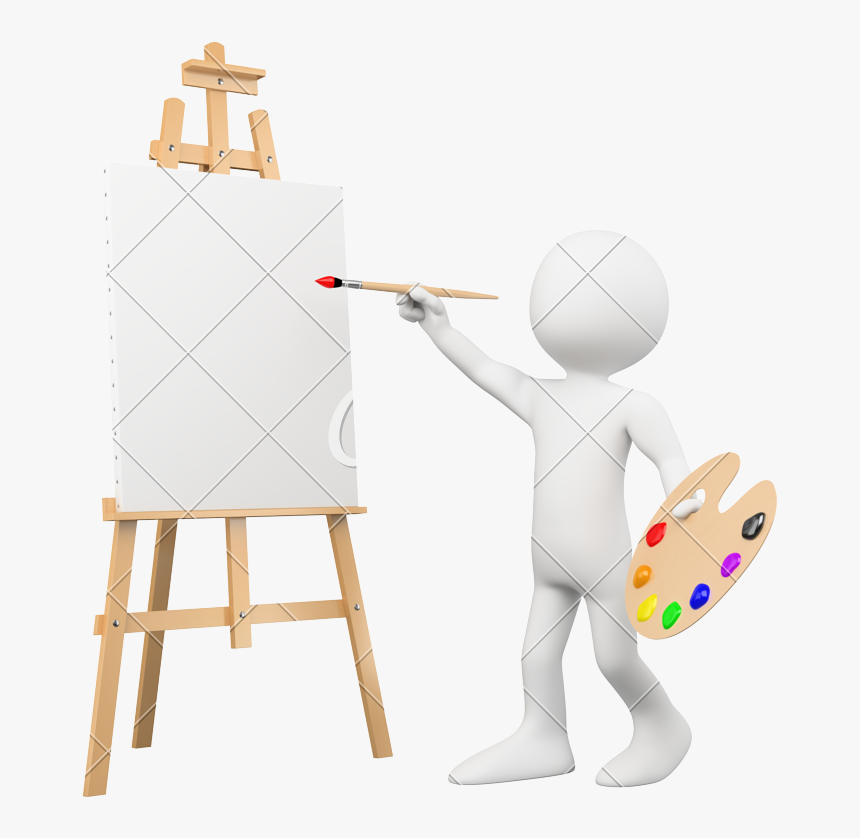 D Artist Painting - Illustration, HD Png Download, Free Download