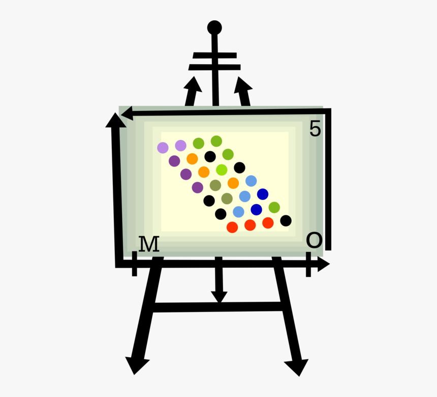 Vector Illustration Of Artist"s Easel For Supporting, HD Png Download, Free Download
