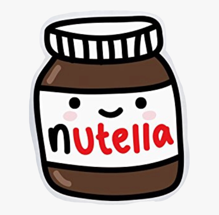 #nutella #jar #cute #freetoedit - Nutella Cute, HD Png Download, Free Download