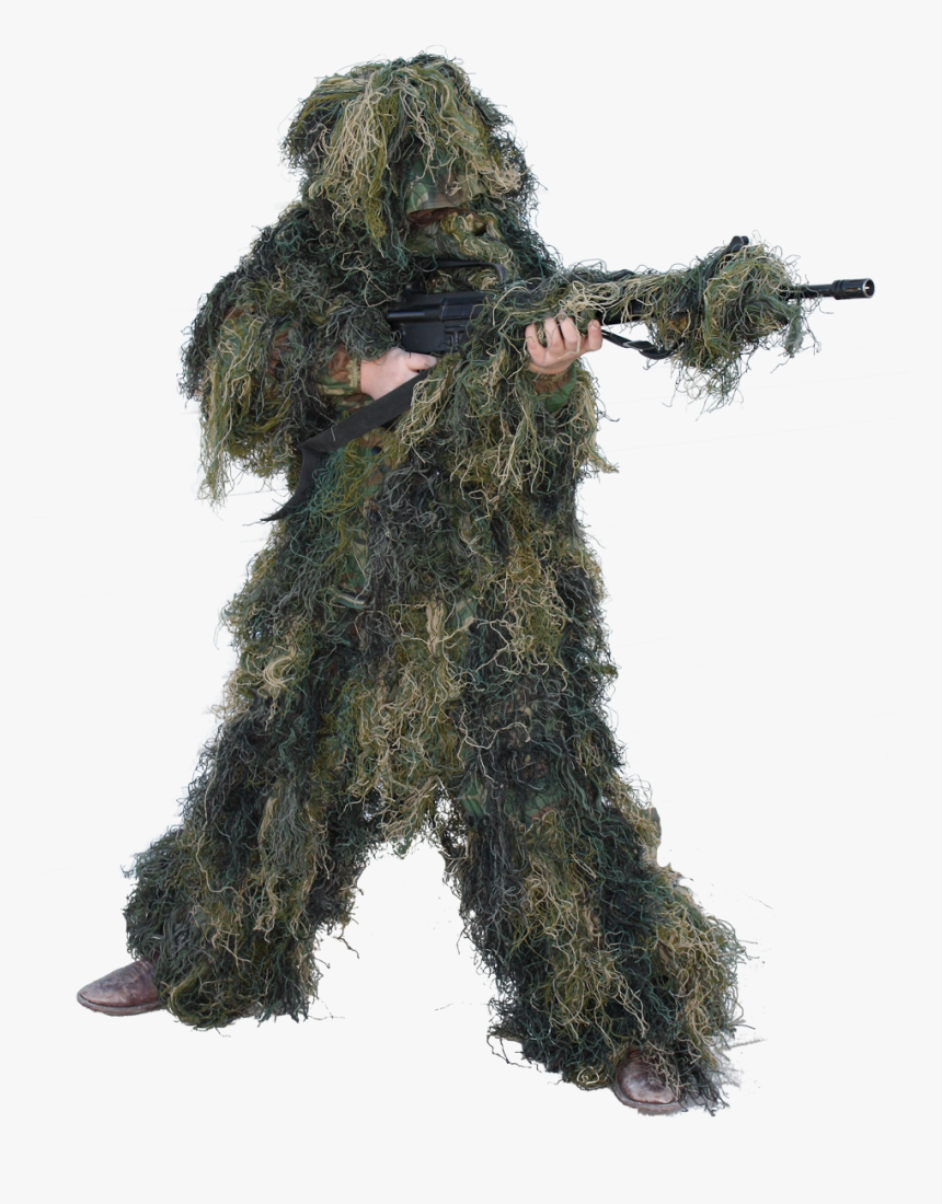 Transparent Sniper - Ghillie Suit Costume For Kids, HD Png Download, Free Download