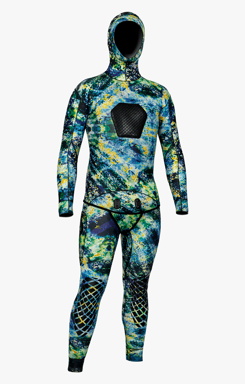 Transparent Ghillie Suit Png - 1 Piece Camo Wetsuit With Hood, Png Download, Free Download