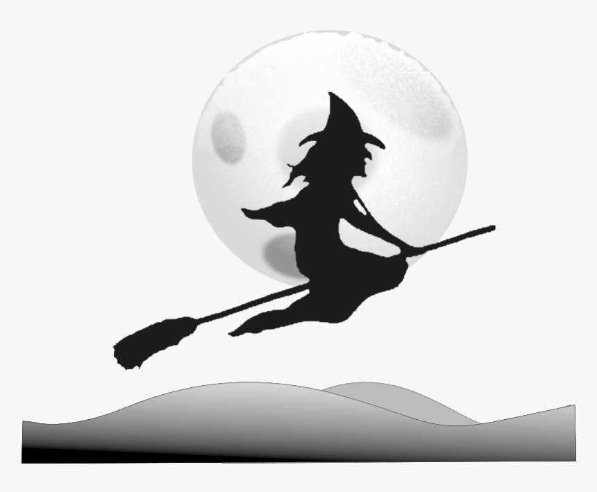 Wicked Witch Of The West Witchcraft Clip Art - Halloween Witch On A Broom, HD Png Download, Free Download
